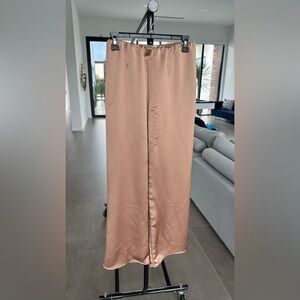 Mango Women's Maxi Skirt in Tan